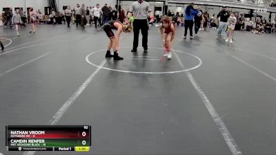 92 lbs Semis (4 Team) - Nathan Vroom, Outsiders WC vs Camdin Renfer, Mat Assassins Black