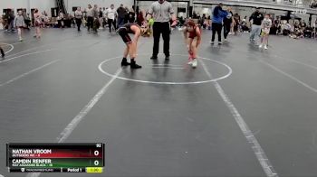 92 lbs Semis (4 Team) - Nathan Vroom, Outsiders WC vs Camdin Renfer, Mat Assassins Black