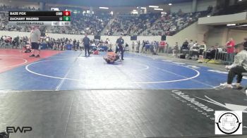 92 lbs Quarterfinal - Baze Fox, Cowboy Wrestling Club vs Zachary Madrid, Lincoln Christian