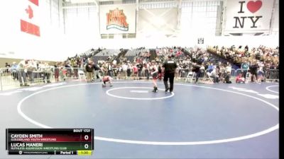 81 lbs Quarterfinal - Cayden Smith, Guilderland Youth Wrestling vs Lucas Maneri, Ruthless Aggression Wrestling Club