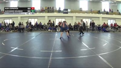 285 lbs Cons. Round 3 - Alex Copestick, Wheaton (il) vs Alexander Goldman, Case Western Reserve