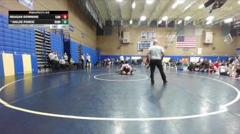 235lbs Cons. Semi - Reagan Downing, Kamiakin (Girls) vs Khloe Ponce, Sumner (Girls)