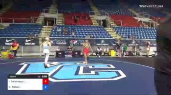 100 lbs Round Of 32 - Isabella Bocanegra, Arizona vs Brianna Richey, Illinois