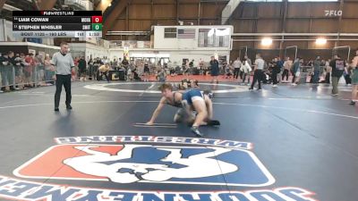 160 lbs Consi Of 8 #1 - Liam Cowan, Mohawk Valley Wrestling Club vs Stephen Whisler, Smitty's Barn