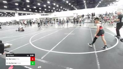 78 lbs 5th Place - Braxten Serrano, Stout Wrestling Academy vs Daniel Gutierrez, Team Selma