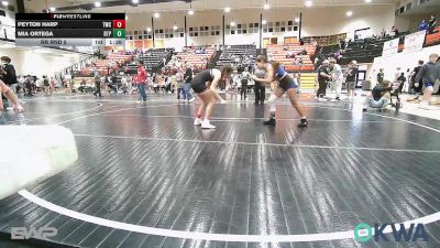 105 lbs Rr Rnd 5 - Peyton Harp, Tahlequah Wrestling Club vs Mia Ortega, Tulsa Blue T Panthers