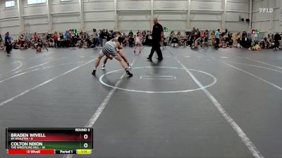 126 lbs Round 3 (4 Team) - Braden Wivell, 84 Athletes vs Colton Nixon, The Wrestling Mill