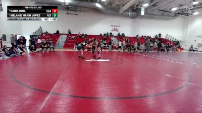 190 lbs Championship Bracket - Kaida Hull, Thornton vs Melanie Marin Lopez, Pine Creek