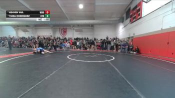 100 lbs Semifinal - Yaida Rodriguez, Fort Lupton vs Heaven Vail, West Grand