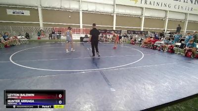 132 lbs Round 5 (6 Team) - Leyton Baldwin, Arkansas vs Hunter Arriaga, Montana