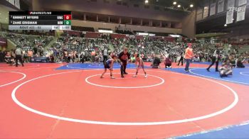 52 lbs Quarterfinal - Emmett Myers, Rogers Iron Wrestling Club vs Zane Erisman, Mighty Bluebirds Wrestling