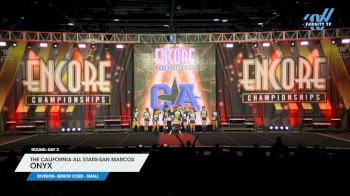 The California All Stars-San Marcos - Onyx [2024 L5 Senior Coed - Small Day 2] 2024 Encore Grand Nationals