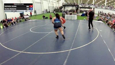 207 lbs Sophiea Quinn, Missouri Blue vs Olivia Ruacho, California Red