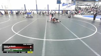 157 lbs Cons. Round 2 - Taggart Kazmierczak, Wheaton College vs Zean Alobaidi, Wartburg