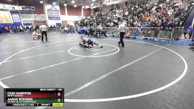 138 lbs Cons. Round 4 - Aaron Rodgers, Golden Valley (Bakersfield) vs Cash Hairston, Bishop Gorman