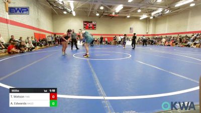 180 lbs Rr Rnd 3 - Temprence Watson, Terminator Wrestling Academy vs Alyvia Edwards, Wagoner Takedown Club