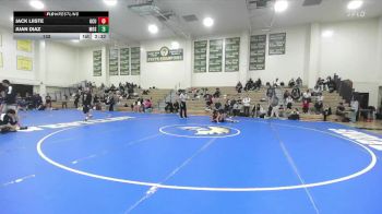 133 lbs Finals (2 Team) - Jack Liiste, Grand Canyon University Club vs Juan Diaz, Menlo Oak Squad