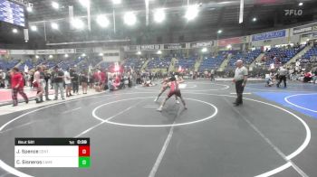 132 lbs Consi Of 16 #1 - Jr Spence, Centaurus HS vs Cameron Sisneros, Camel Kids WC