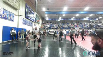 66 lbs Consi Of 8 #2 - Solomon Lopez, Barnsdall Youth Wrestling vs Wyatt Garcia, Wagoner Takedown Club