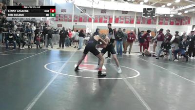 120 lbs Consi Of 8 #2 - Ethan Caceres, Shawsheen vs Ben Bolduc, Xaverian