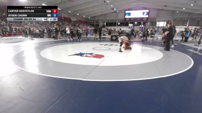 126 lbs Champ. Rd Of 64 - Carter Hostetler, Young Guns vs Ayden Chunn, Rise Wrestling Academy
