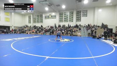 138 lbs 2nd Wrestleback (8 Team) - Mya Rashed, Grand Canyon University Club vs Gwendolyn Tomkins, Menlo Oak Squad