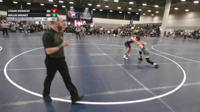 120 lbs Cons. Rd Of 64 - Hollis Brunet, Moen Wrestling Academy vs Logan Sieracki, Spartan Mat Club