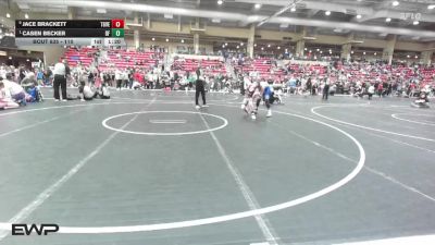 110 lbs Quarterfinal - Casen Becker, Black Fox vs Jace Brackett, Team Grand Valley Elite