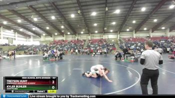 157 lbs Quarterfinal - Treyson Hunt, Sanderson Wrestling Academy vs Kyler Buhler, Unattached