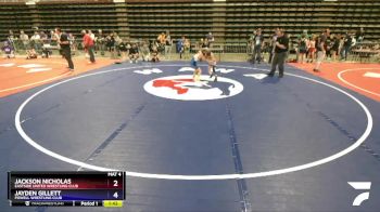 67 lbs Cons. Semi - Jackson Nicholas, Eastside United Wrestling Club vs Jayden Gillett, Powell Wrestling Club