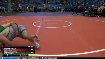 5A - 220 lbs Semifinal - Dallas Gould, Valley Center vs Torin Forsyth, OP-BV Southwest