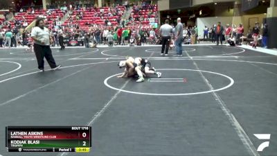 80 lbs Quarterfinal - Kodiak Blasi, Triumph vs Lathen Askins, Randall Youth Wrestling Club