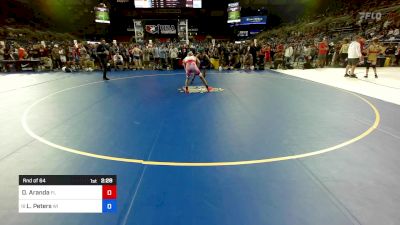 132 lbs Rnd Of 64 - Daniel Aranda, FL vs Lucas Peters, WI