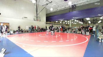 43 lbs Rr Rnd 3 - Chandler Pounds, Slate Wrestling Academy vs Delilah Dawson, Richmond Hill Wrestling Club