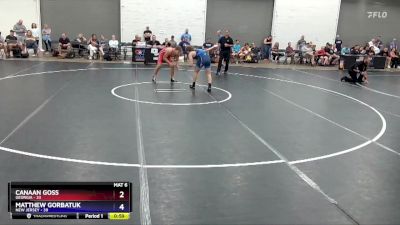 165 lbs Semis & 3rd Wb (16 Team) - Canaan Goss, Georgia vs Matthew Gorbatuk, New Jersey