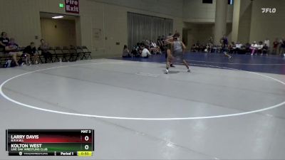 150 lbs Cons. Semi - Larry Davis, B.R.A.W.L vs Kolton West, Live Oak Wrestling Club