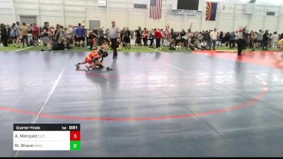 62 lbs Quarterfinal - Alessandra Marquez, Outlaws WC vs Moira Bhave, Rancho Bernardo WC