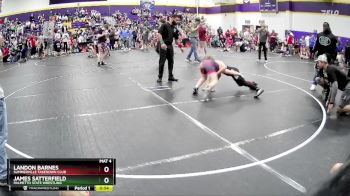Round 2 - Landon Barnes, Summerville Takedown Club vs James Satterfield, Palmetto State Wrestling