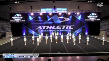 Louisiana Rebel All Stars - Heart [2026 L1 Mini Day 1] 2026 Athletic Championships Garland Nationals