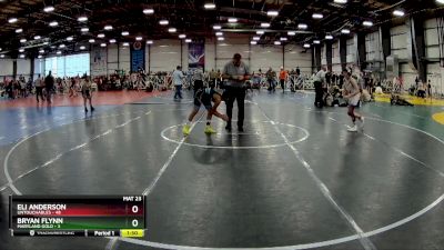 96 lbs Rd# 8- 12:30pm Saturday Final Pool - Bryan Flynn, Maryland GOLD vs Eli Anderson, Untouchables