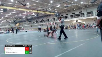 117 lbs Finals (8 Team) - Senna Grassman, Beast Mode Green vs Tola Aluko, Indiana INFERNO BLACK