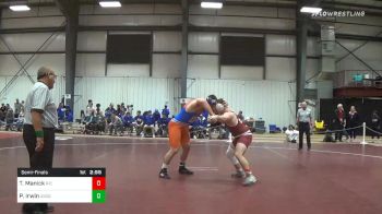 Semifinal - Travis Manick, Rhode Island College vs Patrick Irwin, Coast Guard