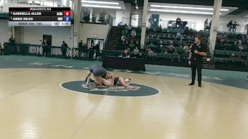 180 lbs Quarterfinal - Abbie Miles, Northern Michigan University vs Gabriella Allen, Alma
