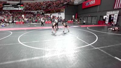 85 lbs Cons. Round 4 - Lucas Andrisevic, Oregon Wrestling Club vs Cam Pietrzyk, Wilmot Jr. Panthers Wrestling Club