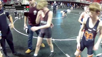 95 lbs Champ. Round 2 - Brayden Stec, Valentine Wrestling Club vs Treye Gibbons, Crawford Jr. Wrestling