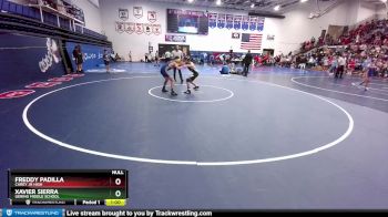 105 lbs Prelim - Xavier Sierra, Gering Middle School vs Freddy Padilla, Carey Jr High