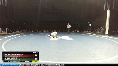 126 (HS) Finals (2 Team) - Blake Nevils, Meridian High School vs Ryder Christensen, Wasatch High School