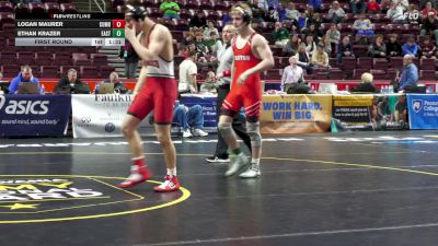 145 lbs First Round - Logan Maurer, Cumberland Valley vs Ethan Krazer, Easton Area