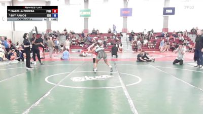 109 lbs Consi Of 4 - Isabella Fodera, Poway Wrestling vs Sky Ramos, Goldenbacks Rtc