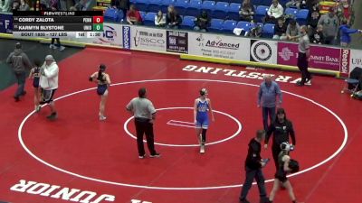 127 lbs Semifinal - Cordy Zalota, Penn Delco vs Karmyn Blystone, Union City